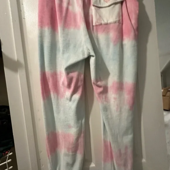 LOVESHACKFANCY tie dye sweats BNOT. Adorable and cozy. Size L - Picture 5 of 6